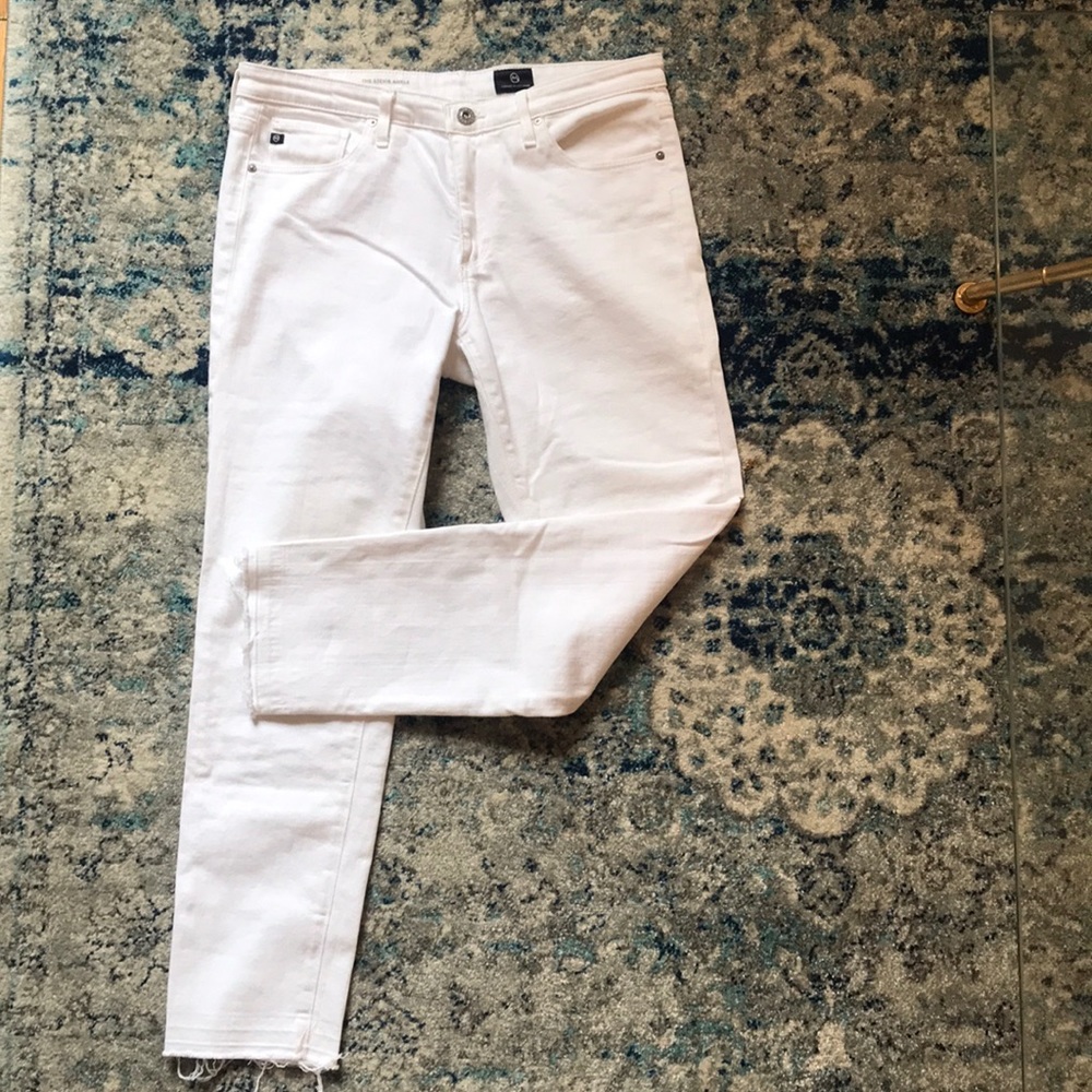 AG Stevie High-Rise Ankle Jeans